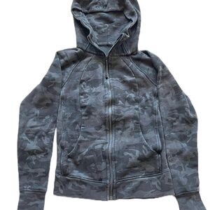 Camouflage Zip-Up Hoodie
